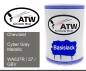 Preview: Chevrolet, Cyber Gray Metallic, WA637R / 57 / GBV: 500ml Lackdose, von ATW Autoteile West.